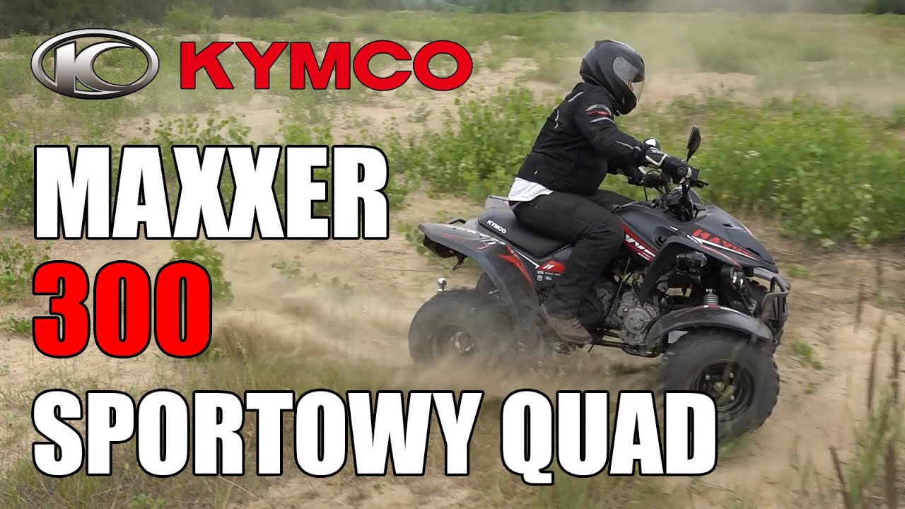 Odświeżony MAXXER 300, czyli sportowy quad od KYMCO