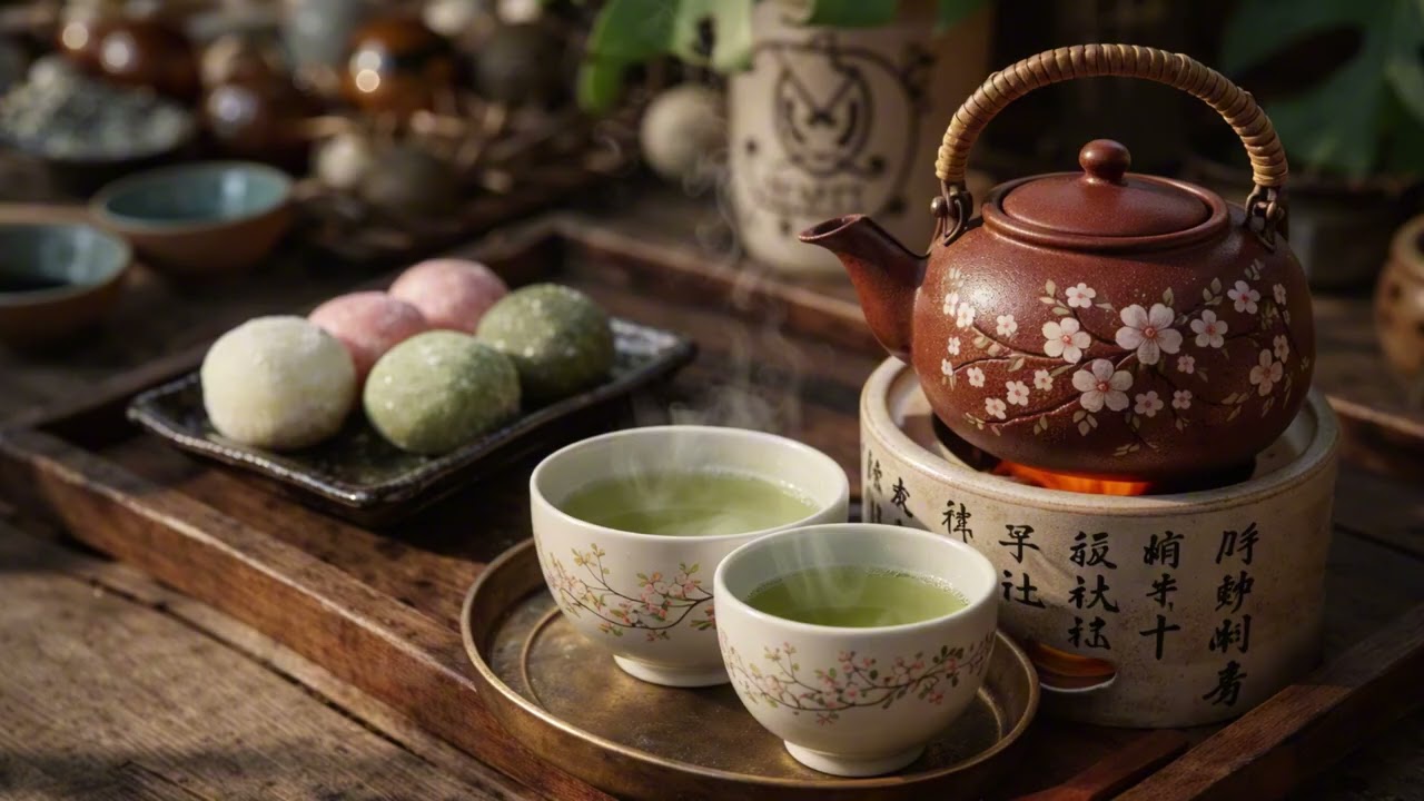 Nhạc Trung Hoa Thư Giãn cho Thiền Trà - Sáo, Đàn Tranh Châu Á, Âm Thanh Yên Bình