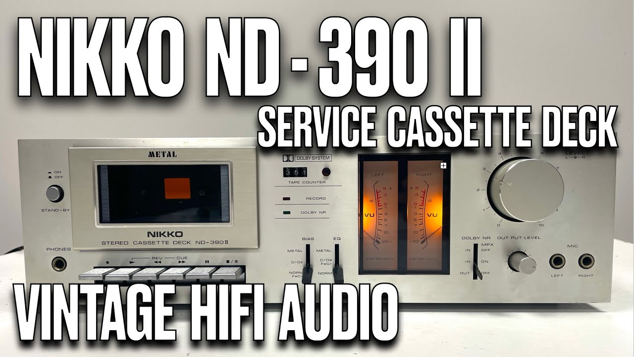 Обслуживание кассетной аудиодеки Nikko ND 390 II Vintage Hifi: как ее отремонтировать