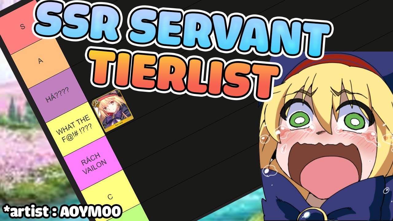 Fate/Grand Order : SSR Servant Tierlist