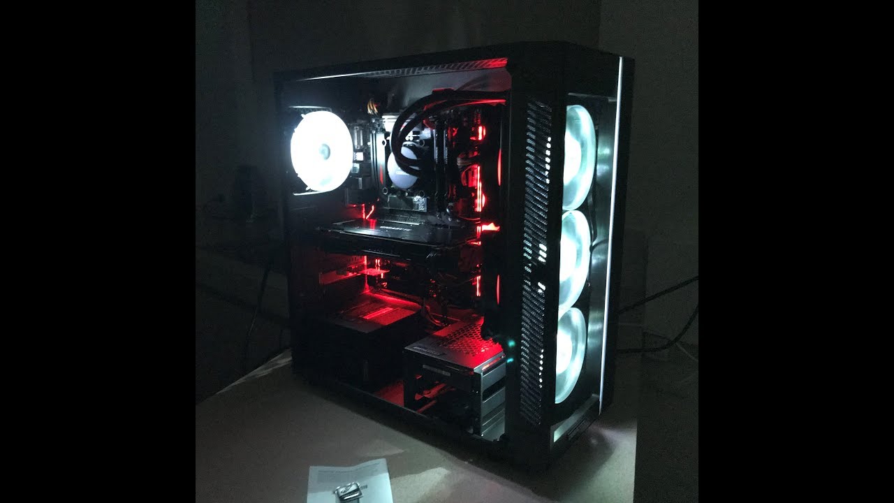 PC Build using Deepcool Matrexx 55 case, GTX1080, i5-6600k, full RGB + verge tips