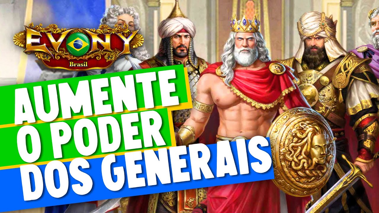PODER dos generais no Evony (alcance + de 5.8M) | Ébano - O Regresso do Rei