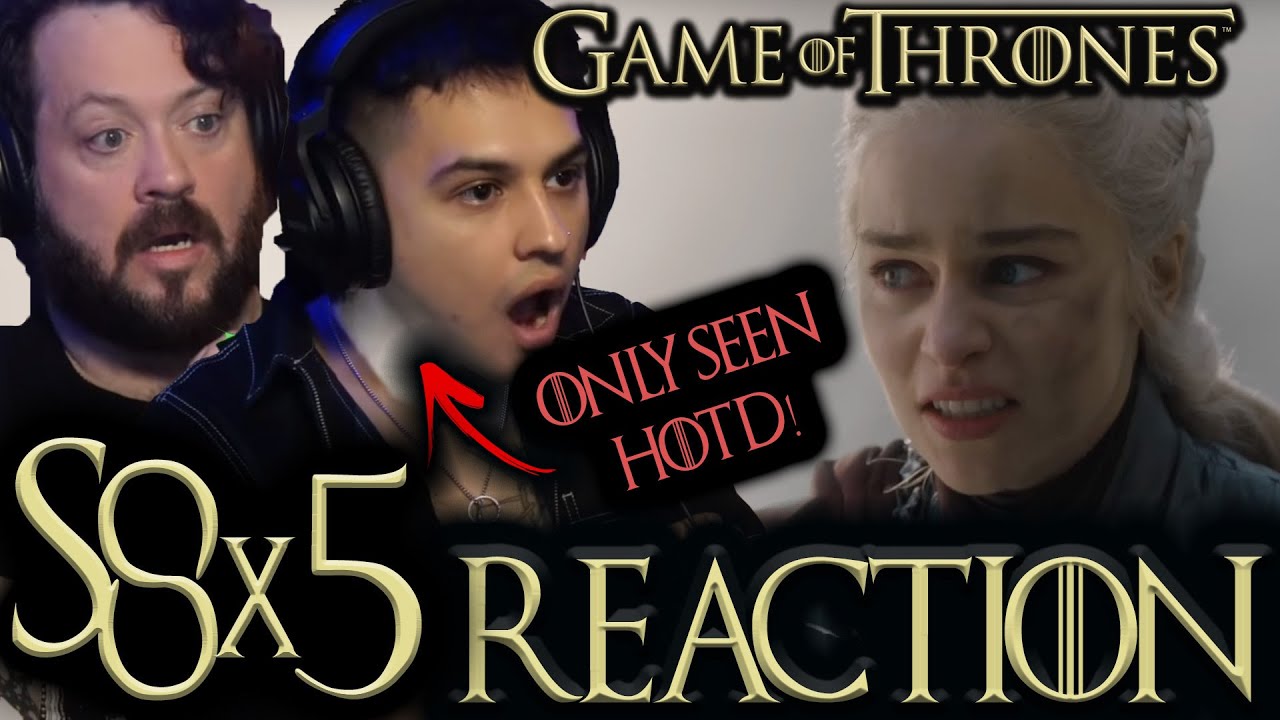 Game of Thrones S8x5 Reaction! FIRST Time Watching!!