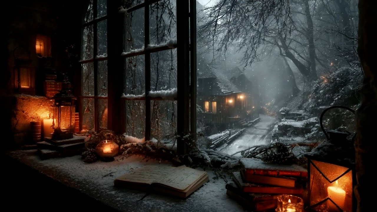 🕯 &ldquo;Letters Beneath the Snow &mdash; Candlelight Reflections by the Cottage Window&rdquo; | Dark Academia Music
