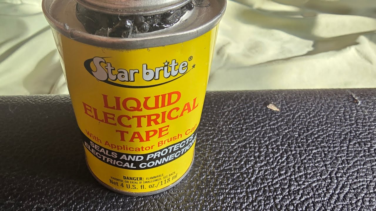 Fixing Tolex With Liquid Electrical Tape
