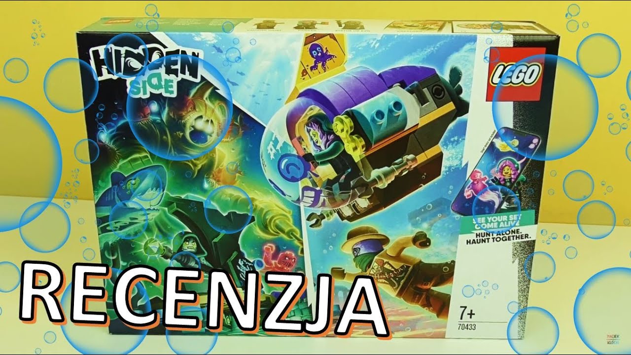 LEGO Hidden Side Ł&oacute;dź podwodna J.B. 70433 / RECENZJA