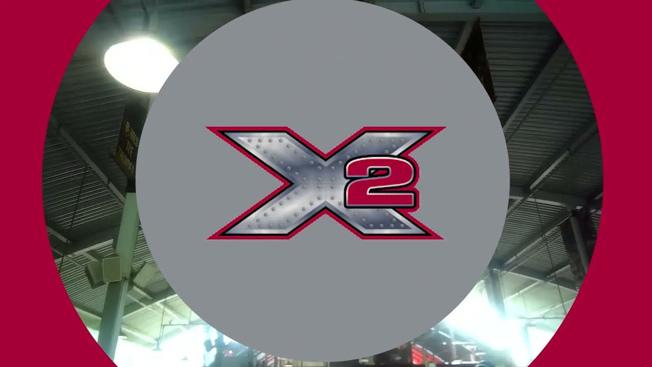 X2 Front Row POV Six Flags Magic  Mountain (with music)