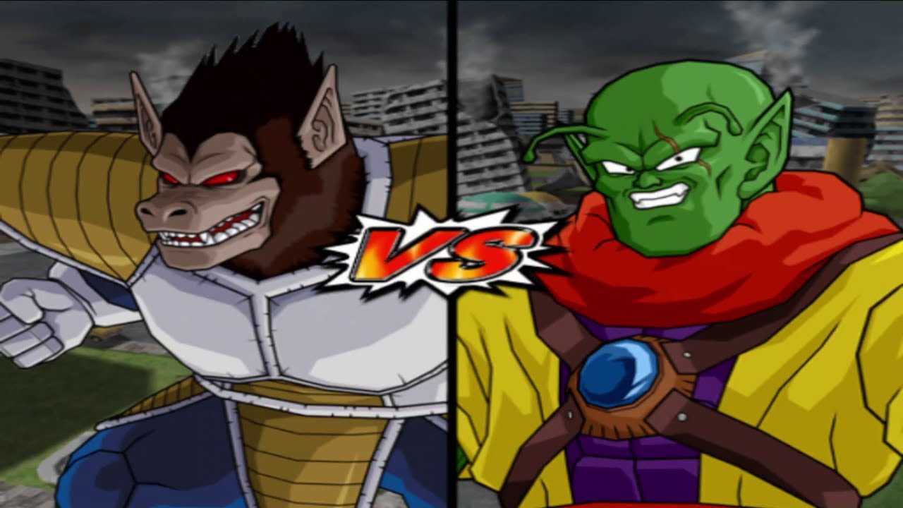 Great Ape Vegeta VS Giant Slug - Dragon Ball Z: Budokai Tenkaichi 3 [COM VS COM]