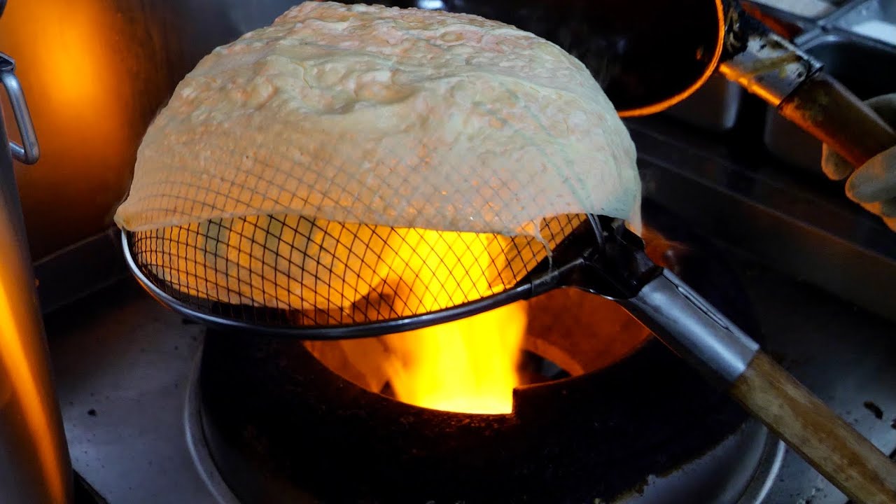 Удивительное мастерство приготовления яичницы - корейская уличная еда