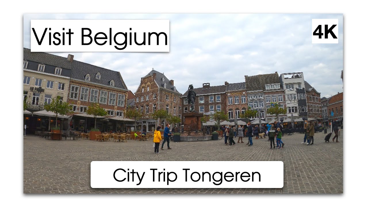 Visit of the oldest city  in Belgium - Tongeren (4K)
