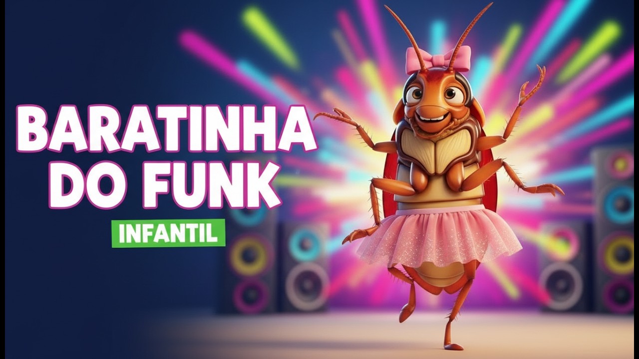 A Barata Diz Que Tem – Funk Infantil da Baratinha | Música Infantil para Dançar