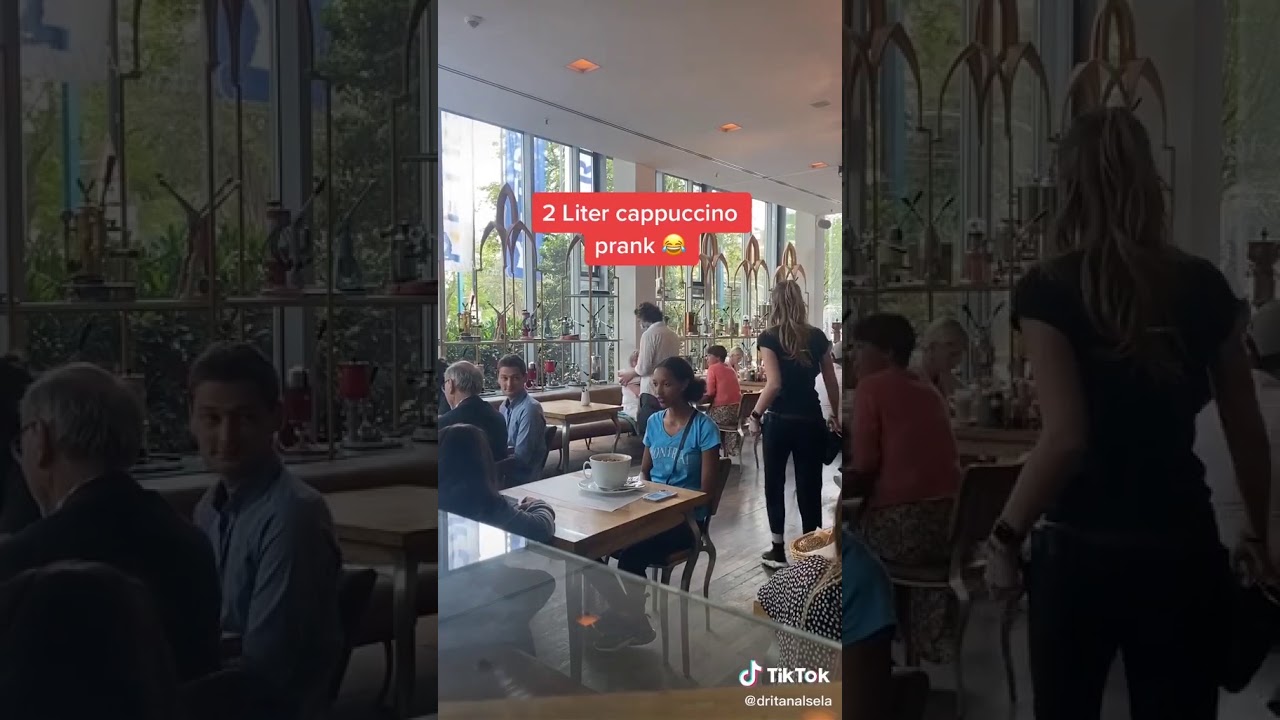 2 litre cappuccino prank😂