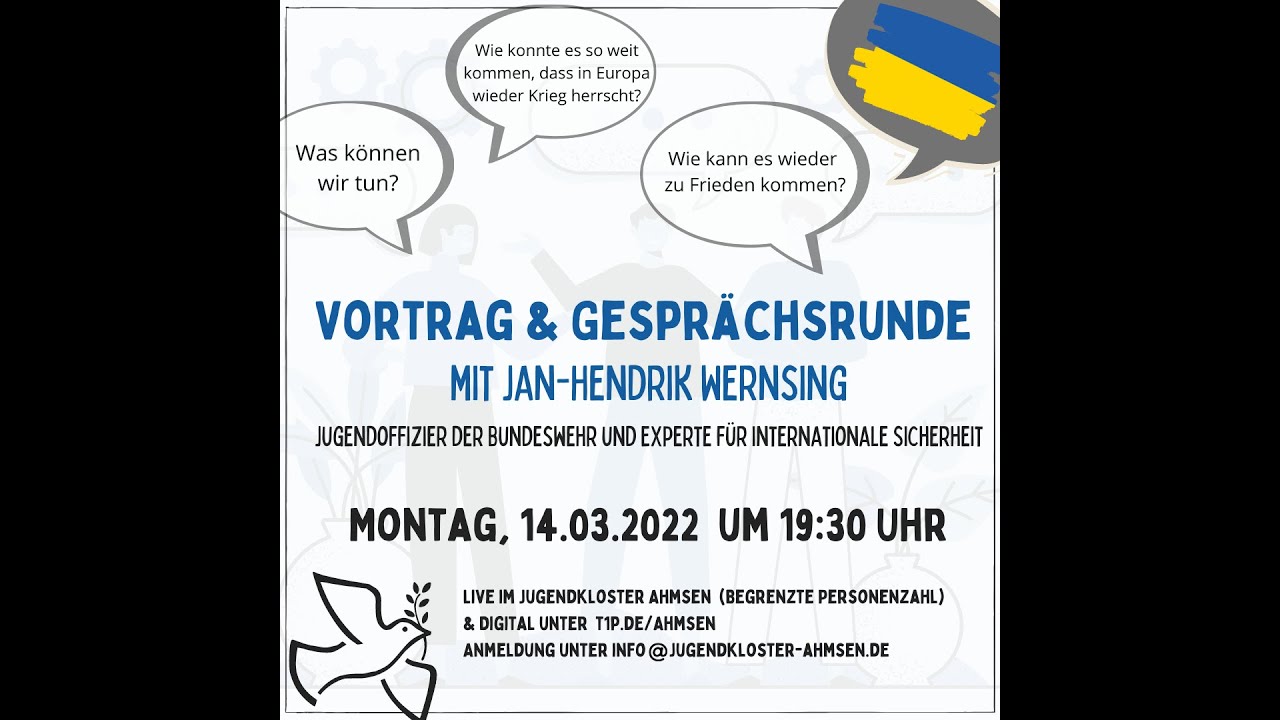 Vortrag & Gespr&auml;chsabend mit Jan-Hendrik Wernsing