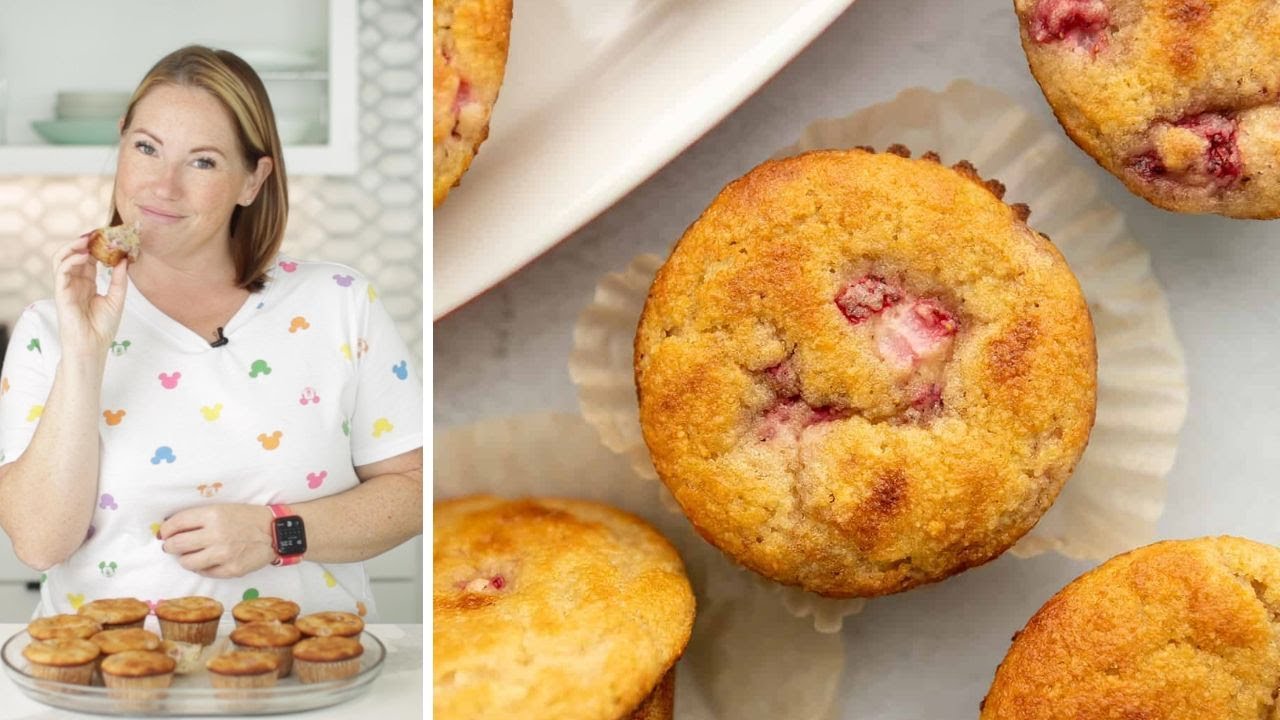 3 Net Carb Strawberry Muffins!