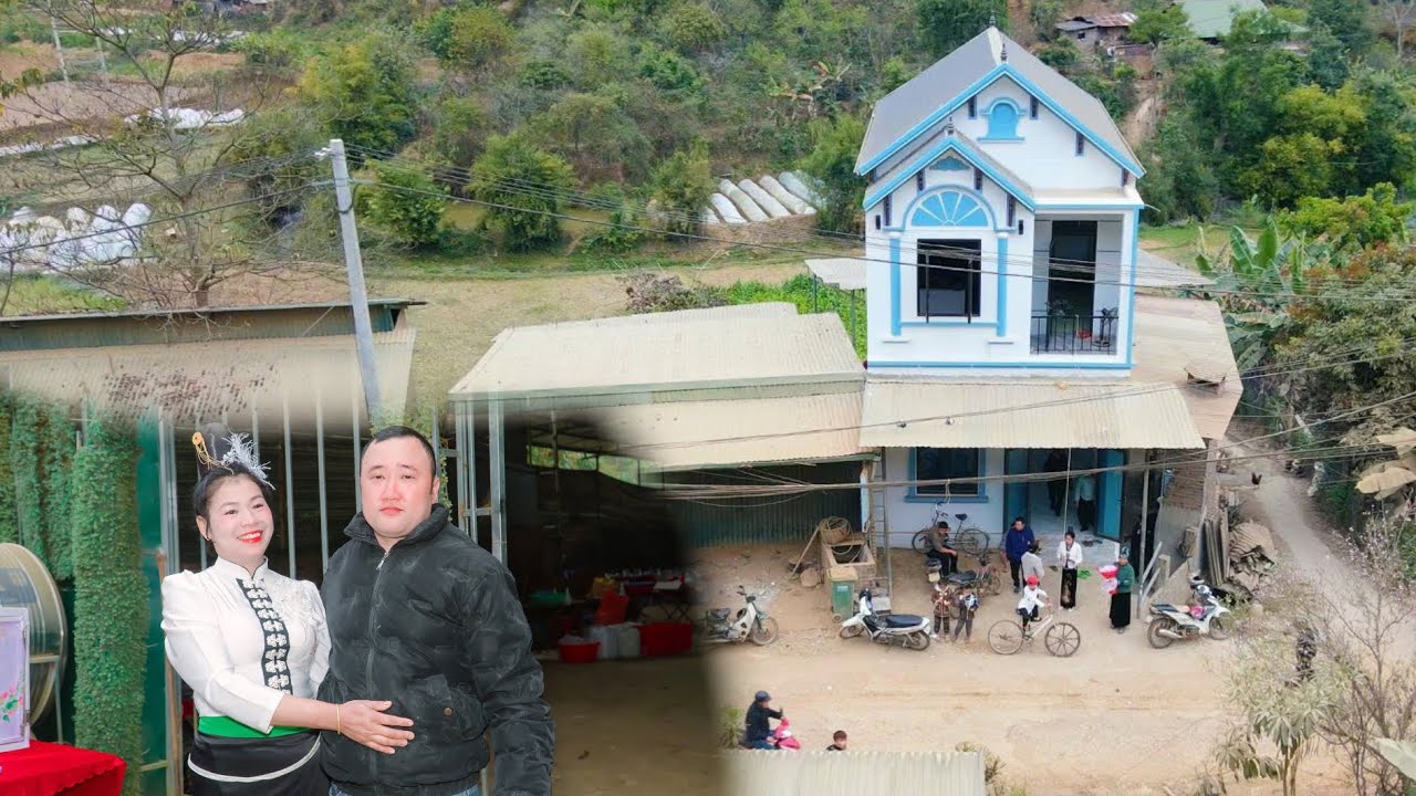 NHÀ ĐẸP NHẤT XÃ TOÀN CẢNH TÂN GIA ĐÌNH ANH CHỊ QUYẾT CƯƠNG XÃ MUỔI NỌI 