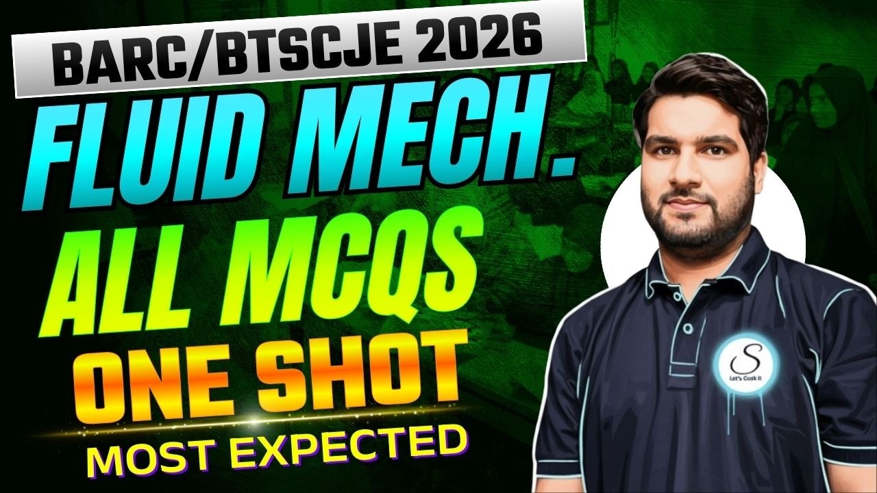 BARC / BTSC JE 2026 | Fluid Mechanics All MCQs One Shot 💥 Most Expected Questions