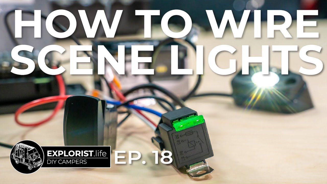 HOW TO WIRE RELAYS (To Control Scene/Work Lights)