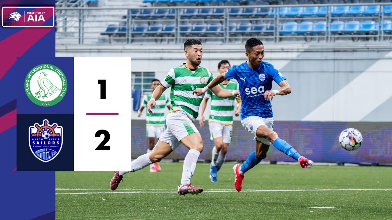 Sailors win! | 2024/25 SPL: Geylang International vs Lion City Sailors
