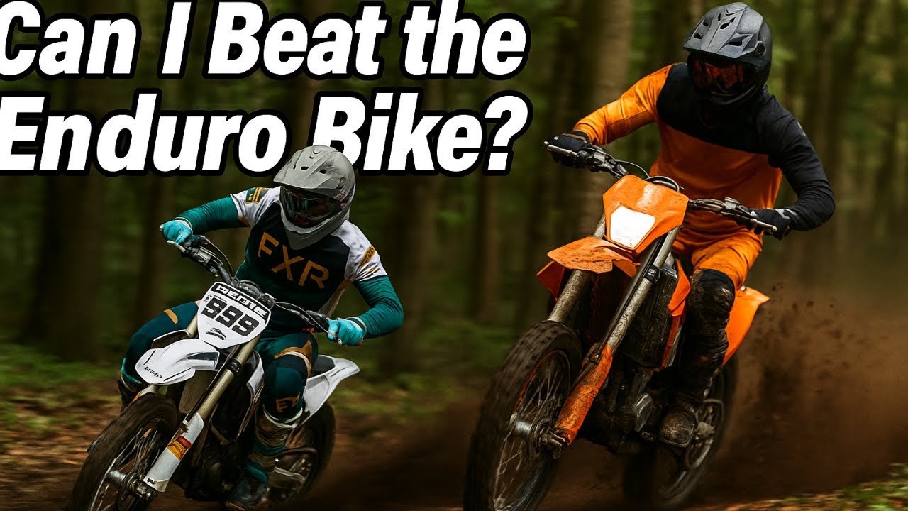 Can I Beat the Enduro Bike? 🏁 Triumph 250X vs Enduro