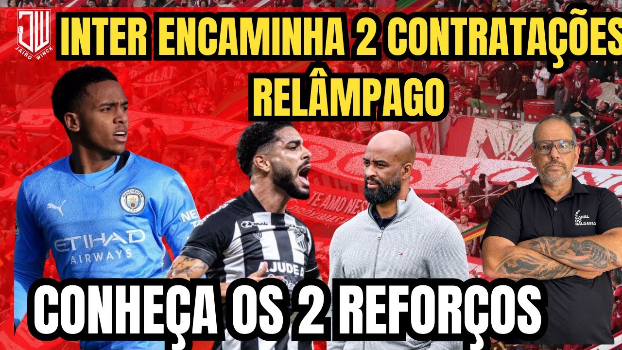 INTER ENCAMINHA 2 CONTRATAÇÕES RELÂMPAGO | CONHEÇA OS 2 REFORÇOS | JAIRO WINCK