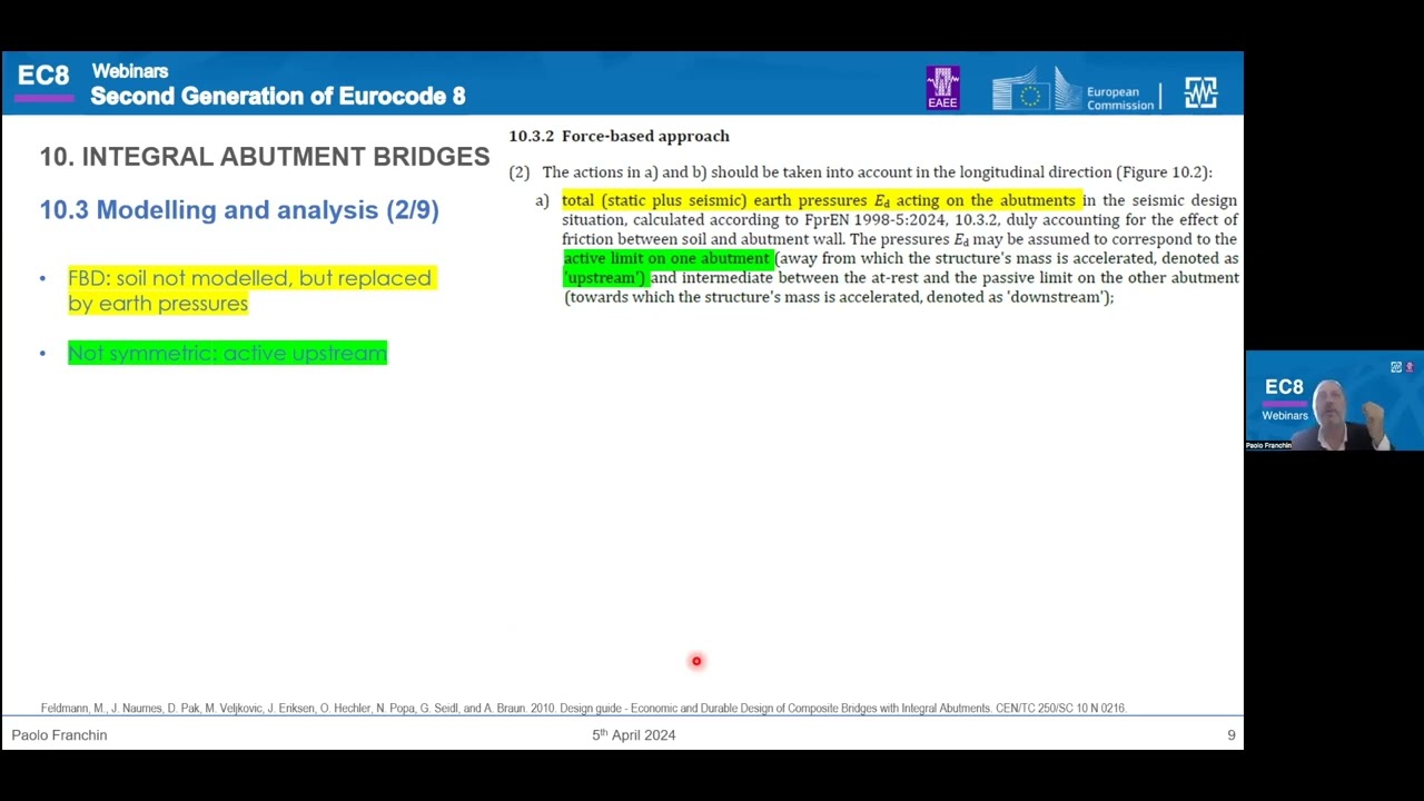 Webinar 2.5: Integral abutment and cable-stayed bridges