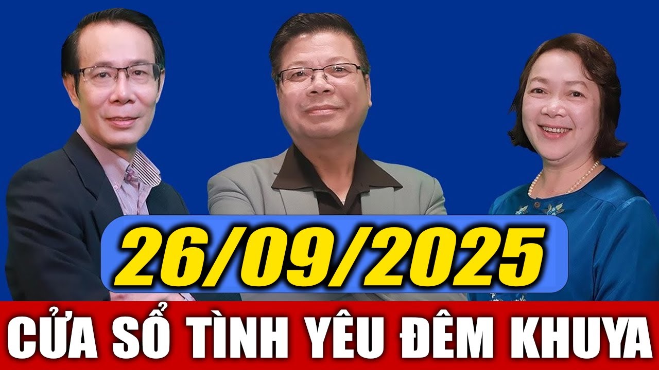 Nghe Cửa Sổ T&igrave;nh Y&ecirc;u VOV Đ&ecirc;m Khuya Ng&agrave;y 25/09/2025 | Đinh Đo&agrave;n Lắng Nghe Nỗi Niềm Thầm K&iacute;n