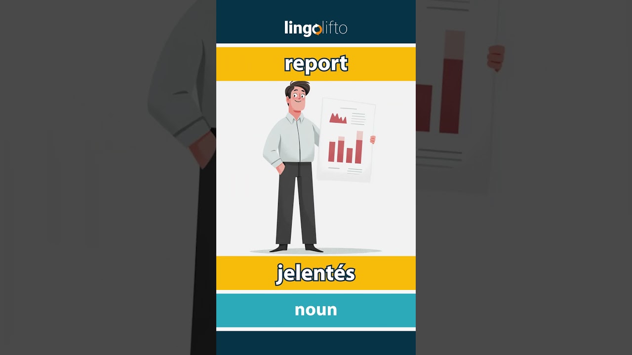 🇬🇧🇭🇺 report - jelent&eacute;s : learn English : tanuljunk angolul : vocabulary builder