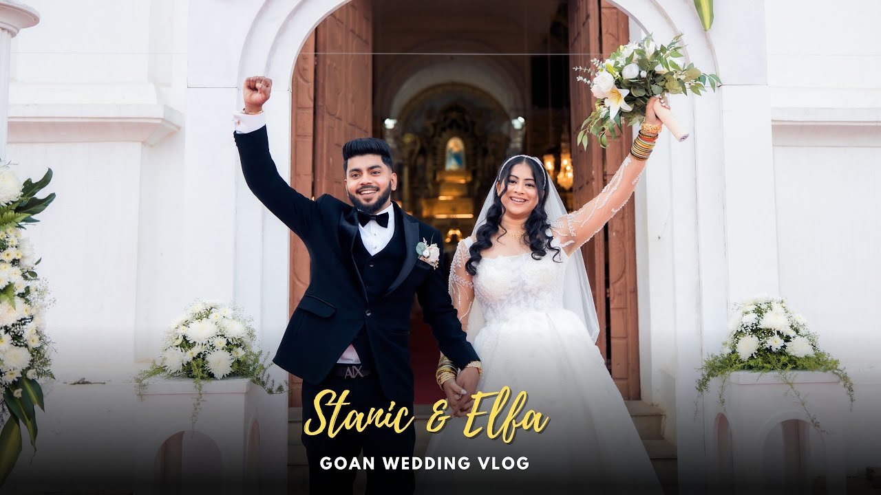 Messi Fan Bride & Ronaldo Fan Groom  | Stanic & Elfa | Goan Wedding vlog ft. Knight & Day Band