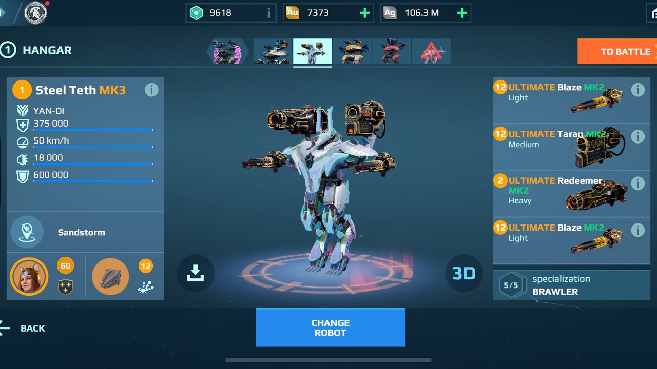 ULTIMATE REDEEMER | Teth War Robots Gameplay 