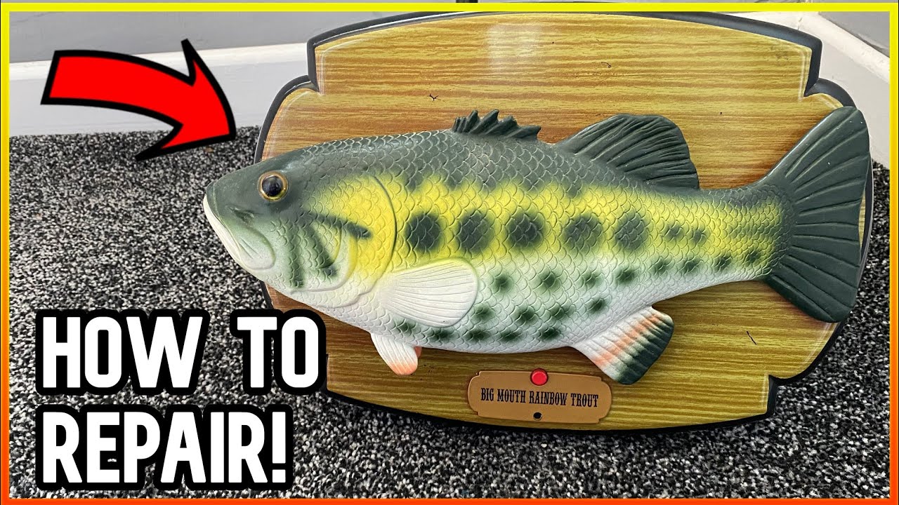 SINGING FISH HEAD MECHANISM INSTRUCTIONAL REPAIR! (For 3 Motor Fish Only)