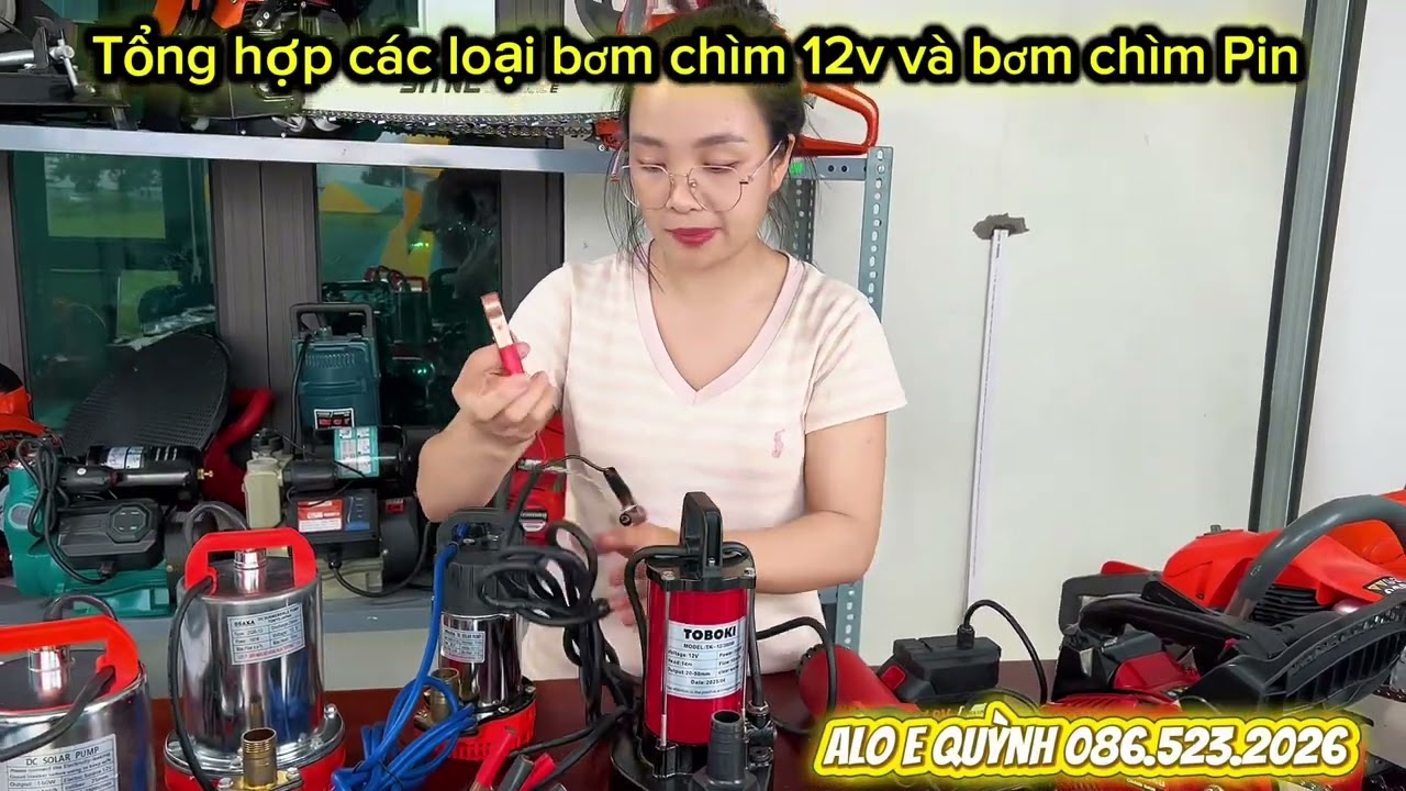 Tổng hợp các loại Máy bơm chìm 12v - Từ 80W đến 300W - Động cơ lõi đồng 