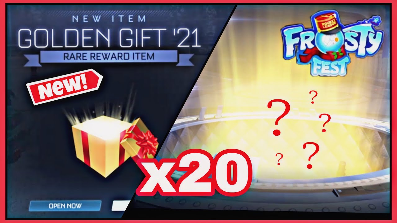 New Golden Gift 2021 Opening x20 l FrostyFest 2021 is Here l New Free Items l Reviewing Crates