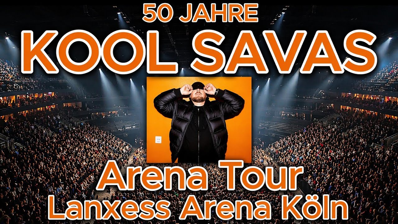 50 Jahre Kool Savas Arena Tour Köln – Absolute Deutschrap Legenden LIVE in der Lanxess Arena
