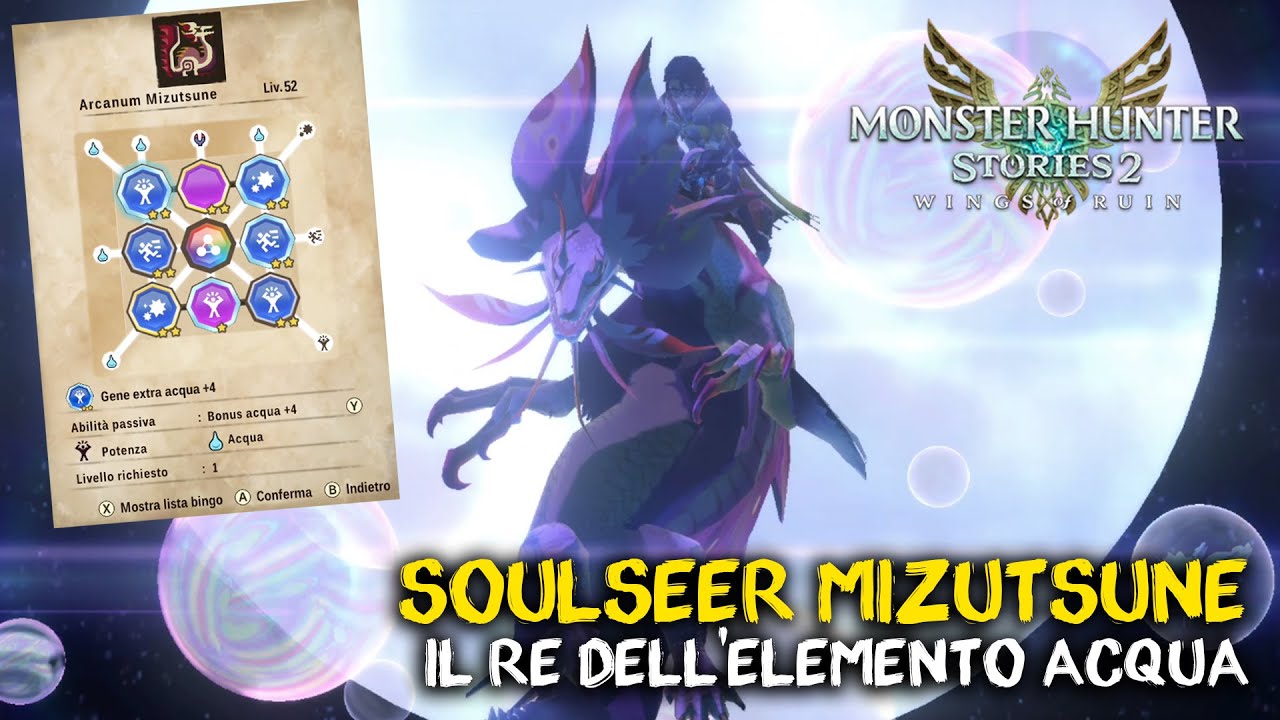 MH STORIES 2: BUILD per SOULSEER (Arcanum) MIZUTSUNE - Il Re dell'Elemento Acqua