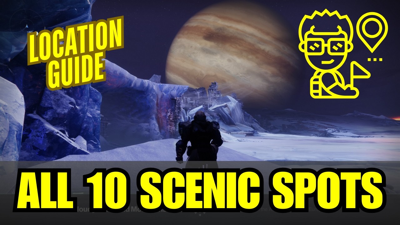 ALL 10 SCENIC SPOTS Location Guide - MONUMENT OF TRIUMPH [Destiny 2]