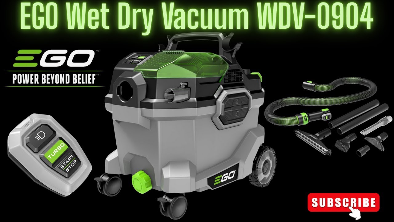 EGO 56V 9 Gallon Vacuum - The Cordless Game Changer WDV-0904