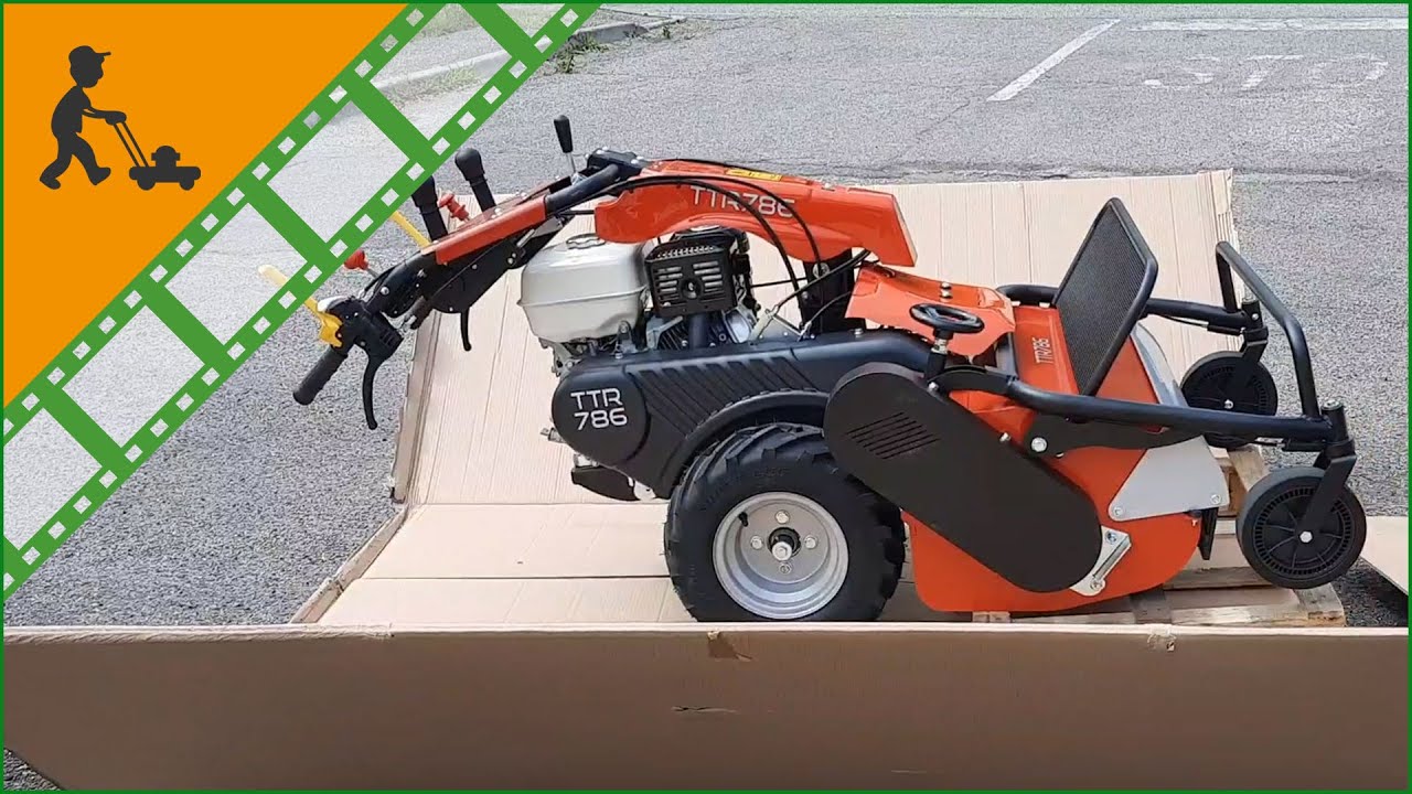 Trinciaerba a martelli falciatutto semovente GINKO-MGM TT 786: montaggio e funzionamento