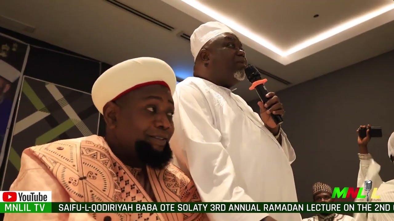 Alhaji Abdullah Gbade Akinbode at Baba Ote Annual Ramadan Lecture