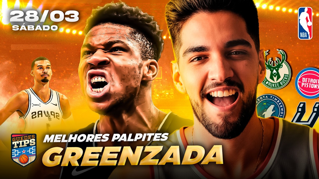 PALPITES DA NBA PARA HOJE 28 03 2026 (S&Aacute;BADO) + BILHETE PRONTO