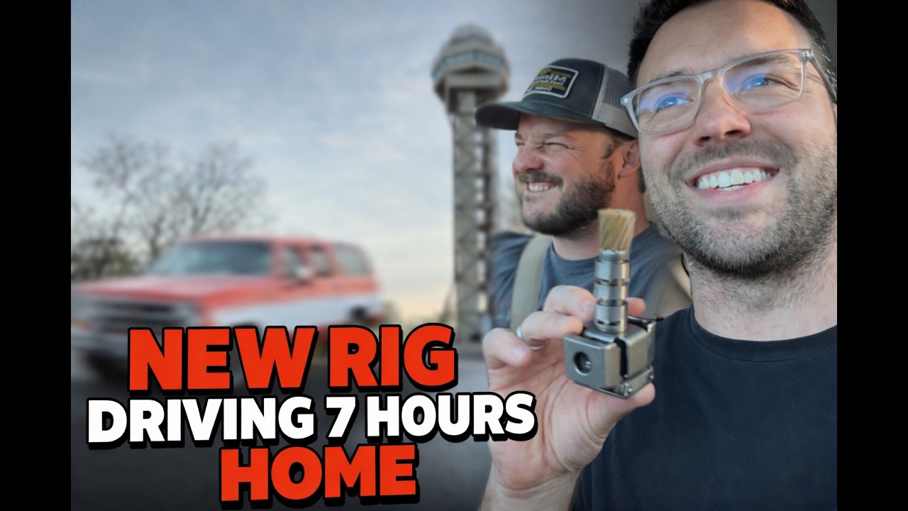 We drive my brothers new 50 year old vehicle 7 hours home.