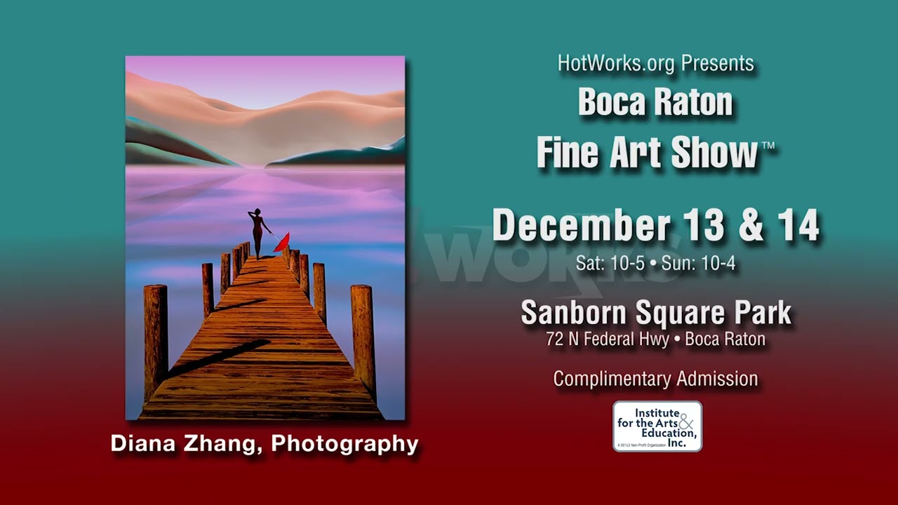 Boca Raton Fine Art Show - December 13 & 14 - Sanborn Square Park