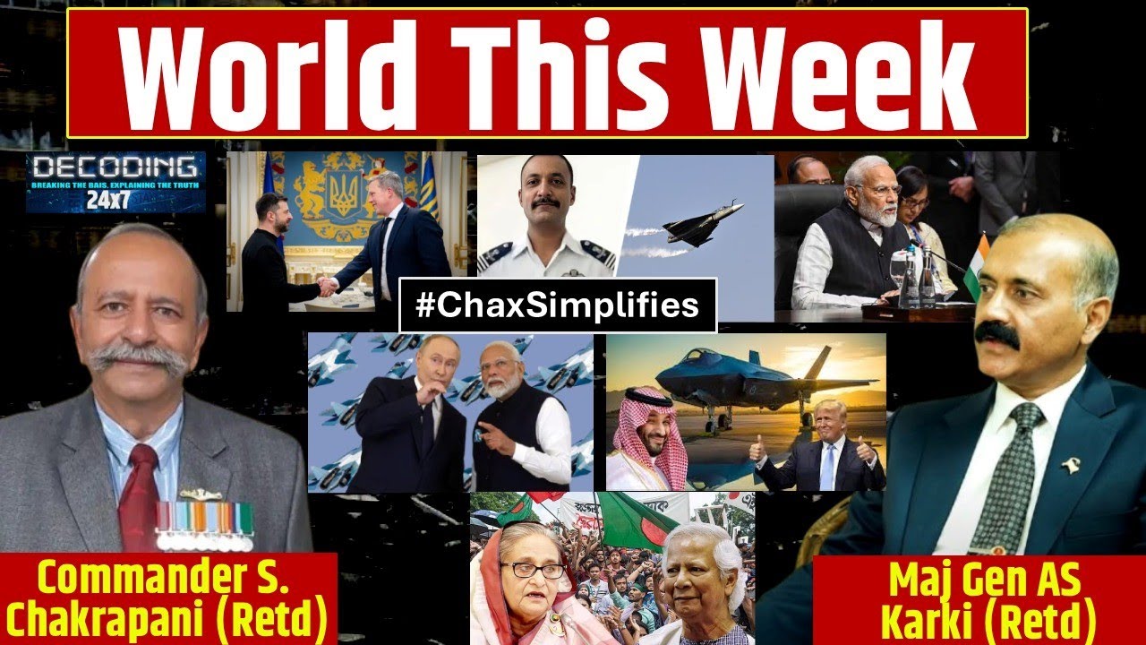 WorldThisWeek: Peace returning to Ukraine? Trump & Modi make power moves in ME/G20: #ChaxSimplifies