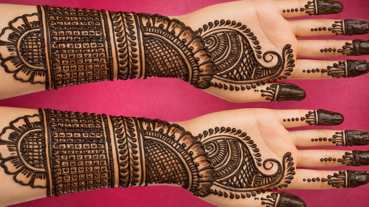 Front hand mehandi design,🌹 simple mehndi designs#fullhand#mehandidesign#bridal#yt#mehandi#bridal#yt