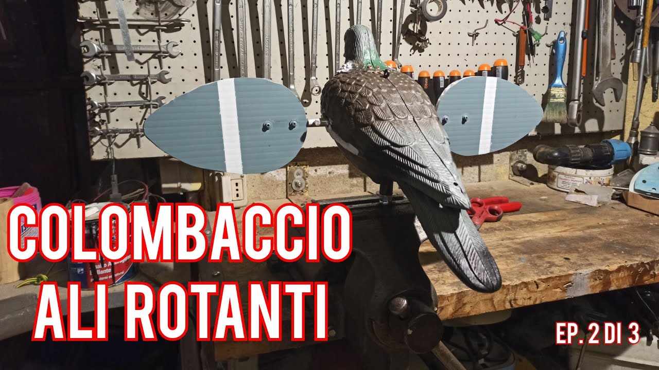COLOMBACCIO ali rotanti FAI DA TE pt. 2 di 3: creazione ALI