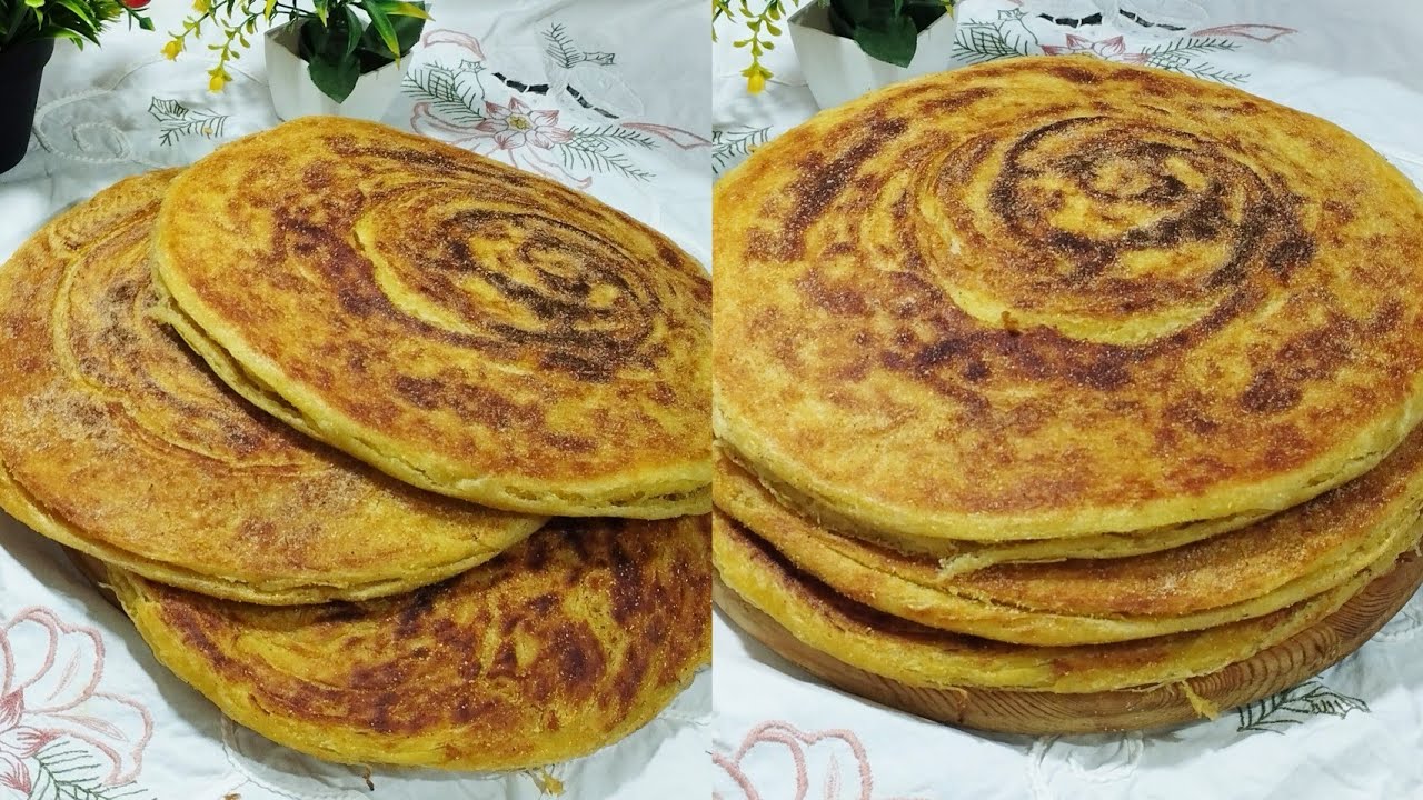 طريقة تحضير ملوي حرشه ساهل وسريع خفيف ولذيذ و مورق بدون تعب