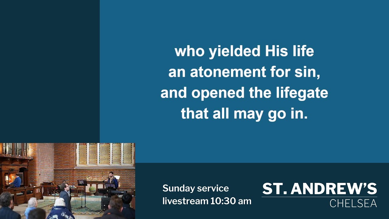 St Andrews Chelsea Sunday service