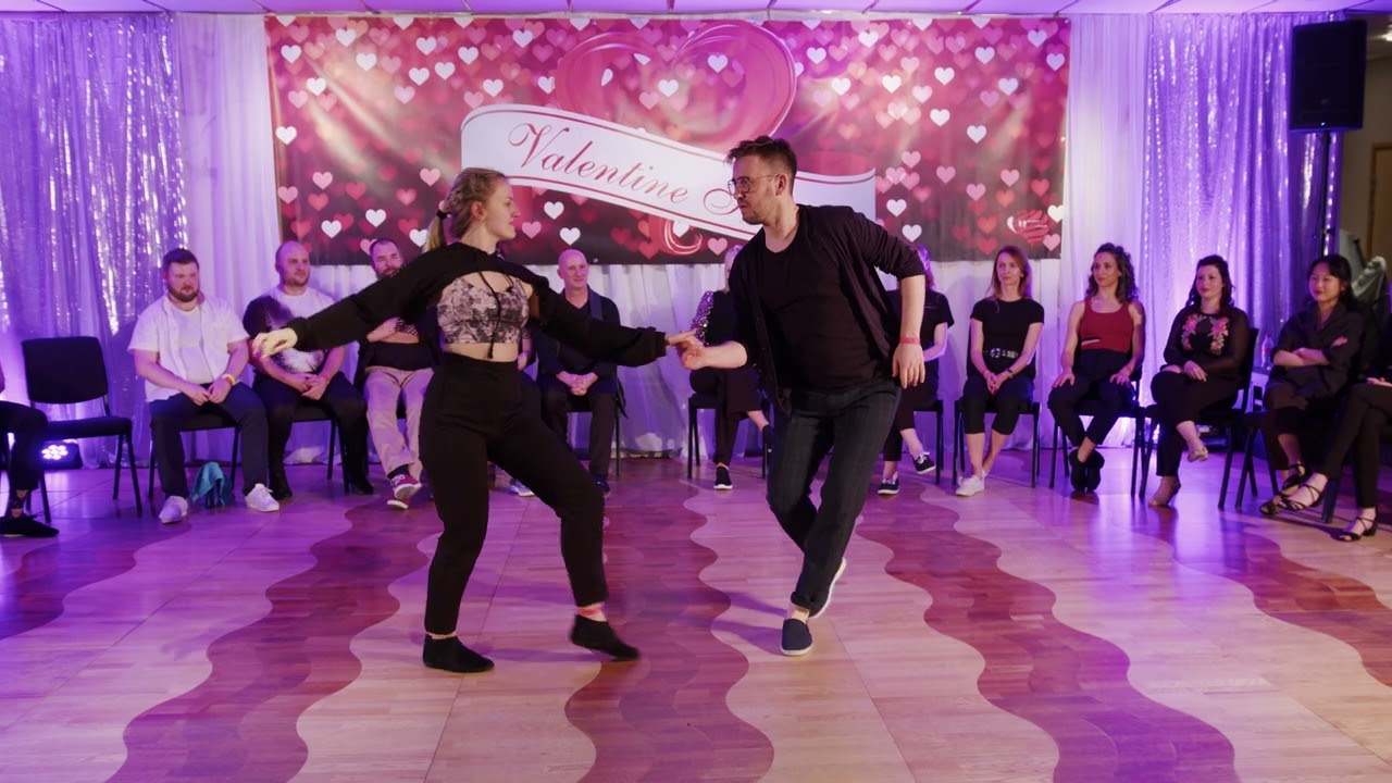 Lukasz Lukaszewicz & Karolina Gabara - 2nd place Advanced Jack&Jill Finals  - Valentine Swing 2023