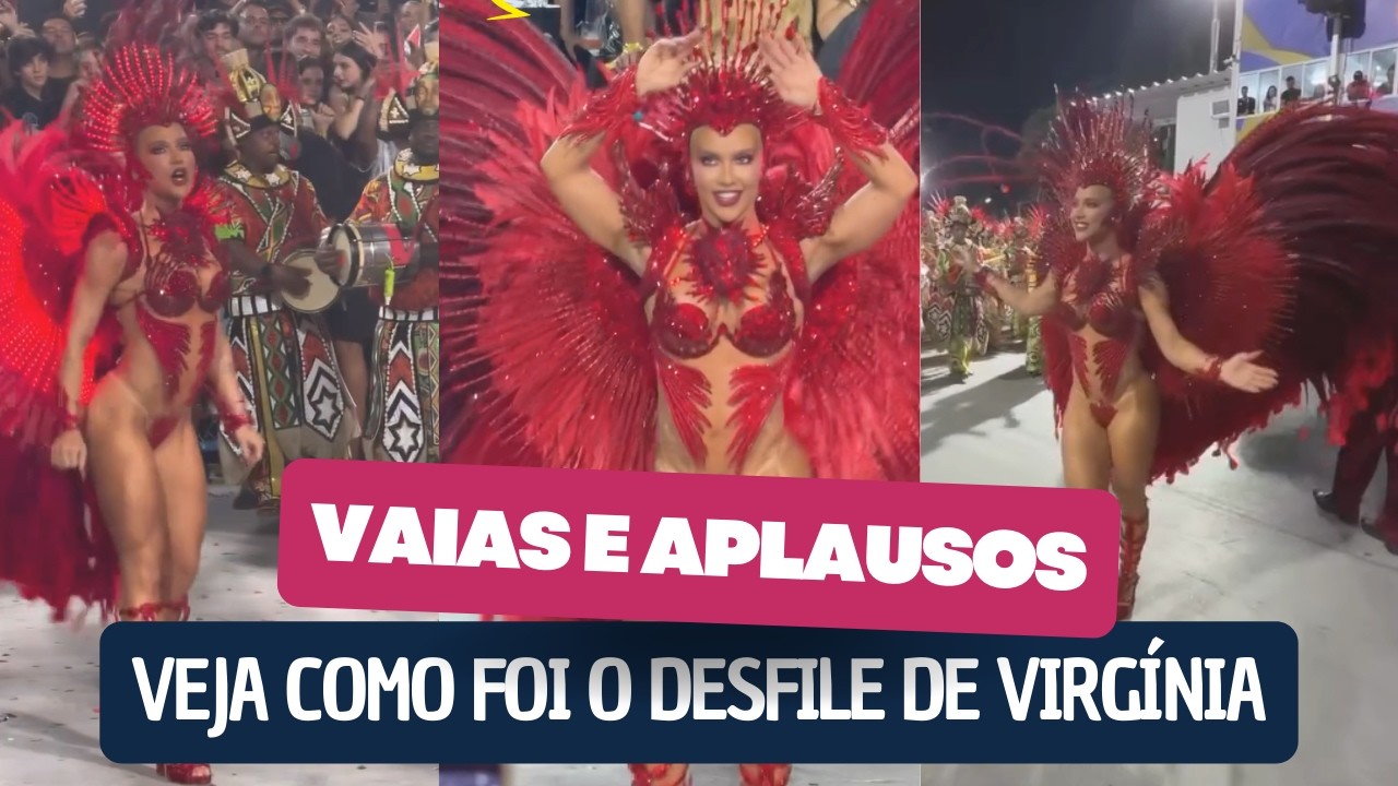 Virginia Fonseca rouba a cena em desfile da Grande Rio na Sapuca&iacute; por&eacute;m acaba vaiada