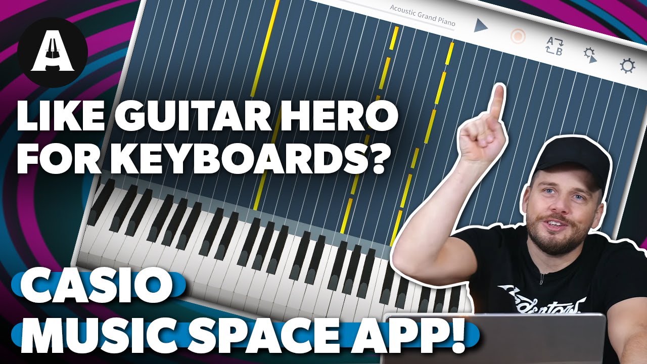 Learn Piano at Home? - Casio Music Academy & Music Space App!