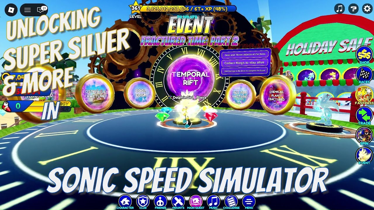 Unlocking Super Silver & Defeating the Timer Eater in Sonic Speed Simulator